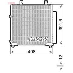 AC Condenser DENSO DCN45012 OE Ref 7812A339