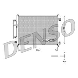 AC Condenser DENSO DCN46001 OE Ref 92100JG000