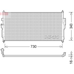 AC Condenser DENSO DCN46006 OE Ref 2765095F0B