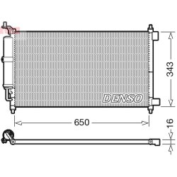 AC Condenser DENSO DCN46007 OE Ref 92110AX000