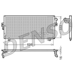 AC Condenser DENSO DCN46010 OE Ref 921102F005
