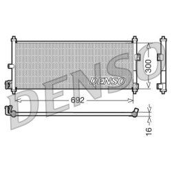 AC Condenser DENSO DCN46011 OE Ref 92100BM407