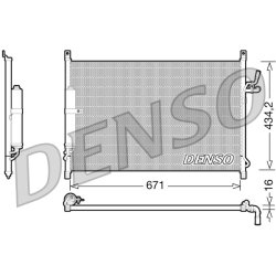 AC Condenser DENSO DCN46015 OE Ref 92100EG000