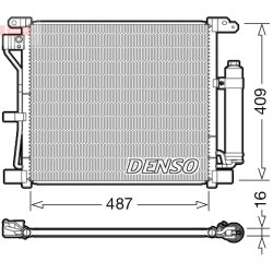 AC Condenser DENSO DCN46019 OE Ref 921001FE0B