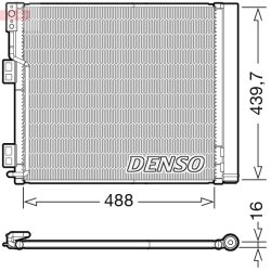 AC Condenser DENSO DCN46028 OE Ref 92131JX51A