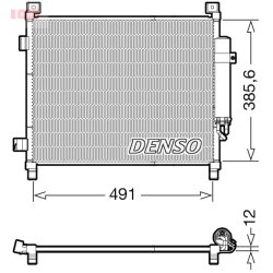 AC Condenser DENSO DCN46031 OE Ref 921003VA1B