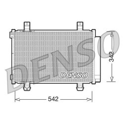 AC Condenser DENSO DCN47005 OE Ref 93194055