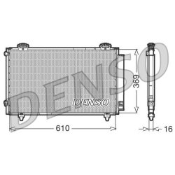 AC Condenser DENSO DCN50008 OE Ref 8845013030