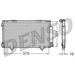 AC Condenser DENSO DCN50011 OE Ref 8845005010