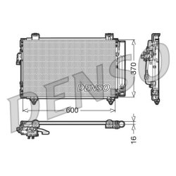 AC Condenser DENSO DCN50014 OE Ref 8845005140