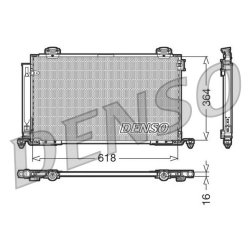 AC Condenser DENSO DCN50015 OE Ref 8845005111