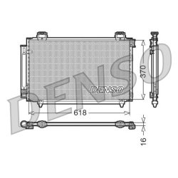 AC Condenser DENSO DCN50016 OE Ref 8845005091