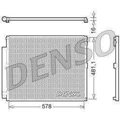 AC Condenser DENSO DCN50017 OE Ref 8846160091