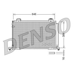 AC Condenser DENSO DCN50026 OE Ref 8845005120