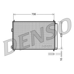 AC Condenser DENSO DCN50030 OE Ref 8846042120