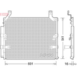 AC Condenser DENSO DCN50032 OE Ref 8846060903