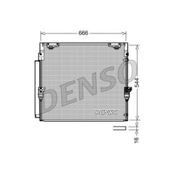 AC Condenser DENSO DCN50036 OE Ref 8846060400