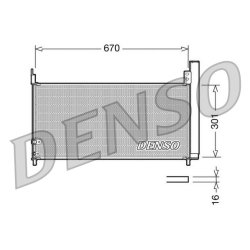 AC Condenser DENSO DCN50037 OE Ref 8846076010