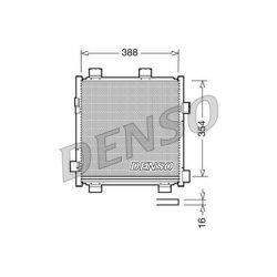 AC Condenser DENSO DCN50040 OE Ref 6455EF