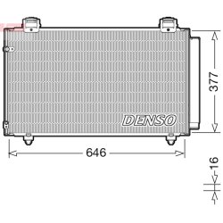 AC Condenser DENSO DCN50043 OE Ref 8845012260