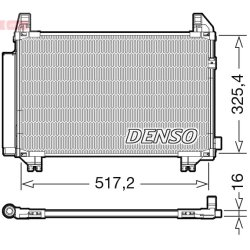 AC Condenser DENSO DCN50107 OE Ref 884600D060