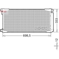 AC Condenser DENSO DCN50115 OE Ref 8845002510