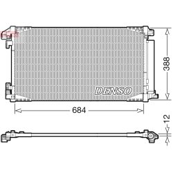 AC Condenser DENSO DCN50119 OE Ref 88450F4020