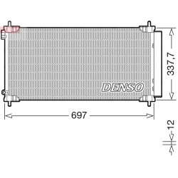 AC Condenser DENSO DCN50120 OE Ref 8845002530