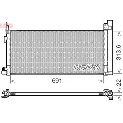 AC Condenser DENSO DCN50124 OE Ref 884A042040
