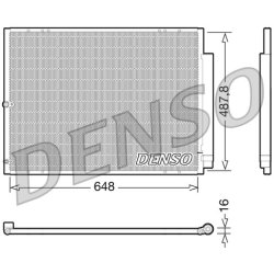 AC Condenser DENSO DCN51001 OE Ref 8846048040