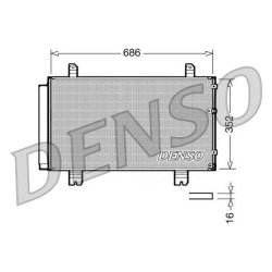AC Condenser DENSO DCN51002 OE Ref 8846053030