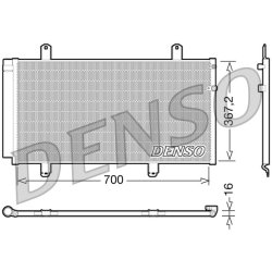 AC Condenser DENSO DCN51004 OE Ref 8846006210