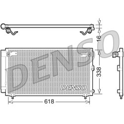 Condenseur de climatisation DENSO DCN51006 pour LEXUS IS OE 8705053020