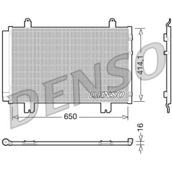 AC Condenser DENSO DCN51009 OE Ref 8846050201