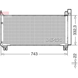 AC Condenser DENSO DCN51014 OE Ref 8846048220