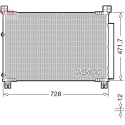 AC Condenser DENSO DCN51015 OE Ref 8846048210