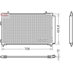 Condenseur de climatisation DENSO DCN51018 pour LEXUS NX OE 8846078020