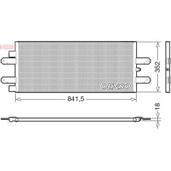 AC Condenser DENSO DCN99053 OE Ref 1921284