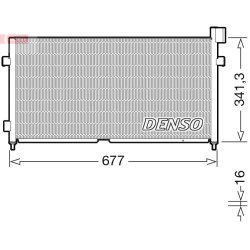 AC Condenser DENSO DCN99056 OE Ref 20838903