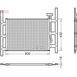 AC Condenser DENSO DCN99067 OE Ref 81619200017