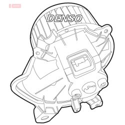 Interior Blower Fan DENSO DEA01010 OE Ref 77365062