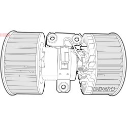 Ventilateur intérieur DENSO DEA05002 pour BMW Série 5 et X5, référence d'origine 64118372493