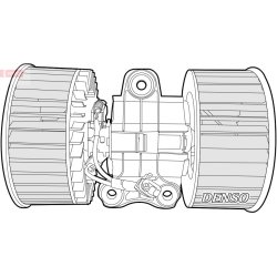 Interior Blower Fan DENSO DEA05004 OE Ref 64118385558