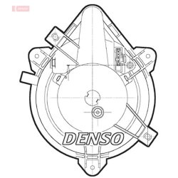 Ventilateur de ventilateur intérieur DENSO DEA09044 pour FIAT PUNTO OE 77362560