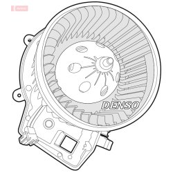 Interior Blower Fan DENSO DEA17001 OE Ref A2038202514