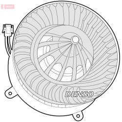 Interior Blower Fan DENSO DEA17012 OE Ref 2118300908