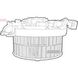Interior Blower Fan DENSO DEA17013 OE Ref A1408301208