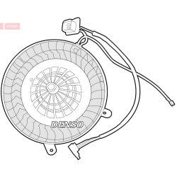 Interior Blower Fan DENSO DEA17015 OE Ref A2108206842