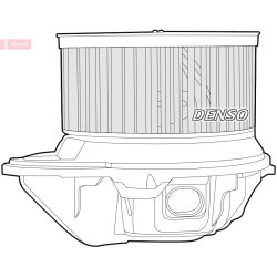 Interior Blower Fan DENSO DEA23011 OE Ref 7701048387