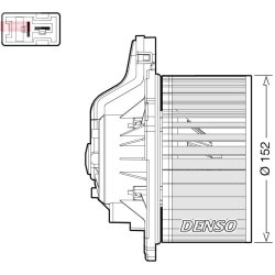 Interior Blower Fan DENSO DEA41015 OE Ref 971133X000